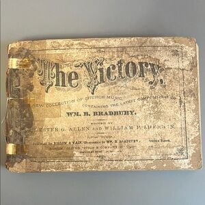 Antique The Victory Music Book (1869)
